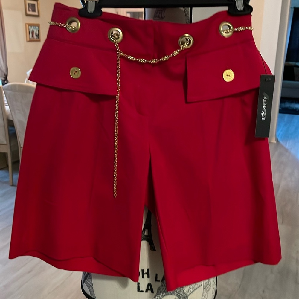 Mesmerize Spring/Summer Bermuda Shorts-Size 4-Rayon/Nylon/Spandex/Polyester
